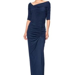 Tadashi Shoji Indigo blue gown